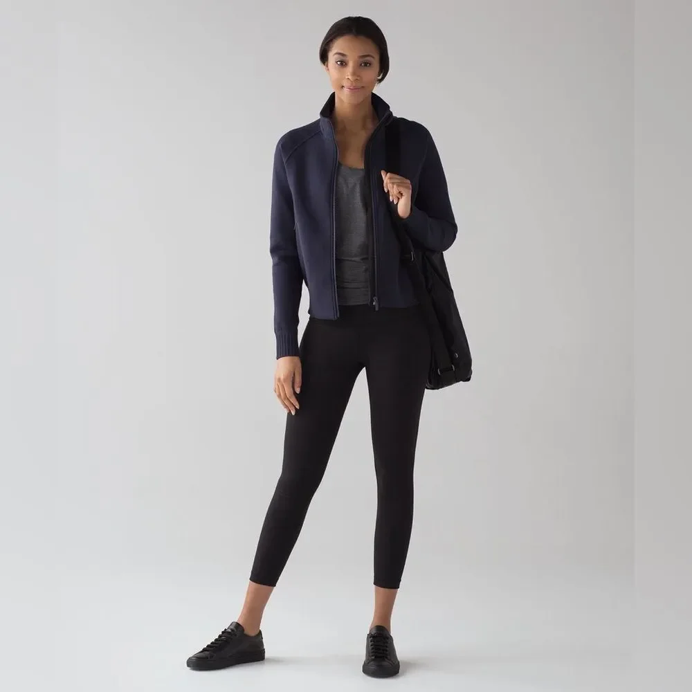 Lululemon NTS Jacket Spacer Stretch in Midnight Navy / Black RARE - Picture 11 of 11
